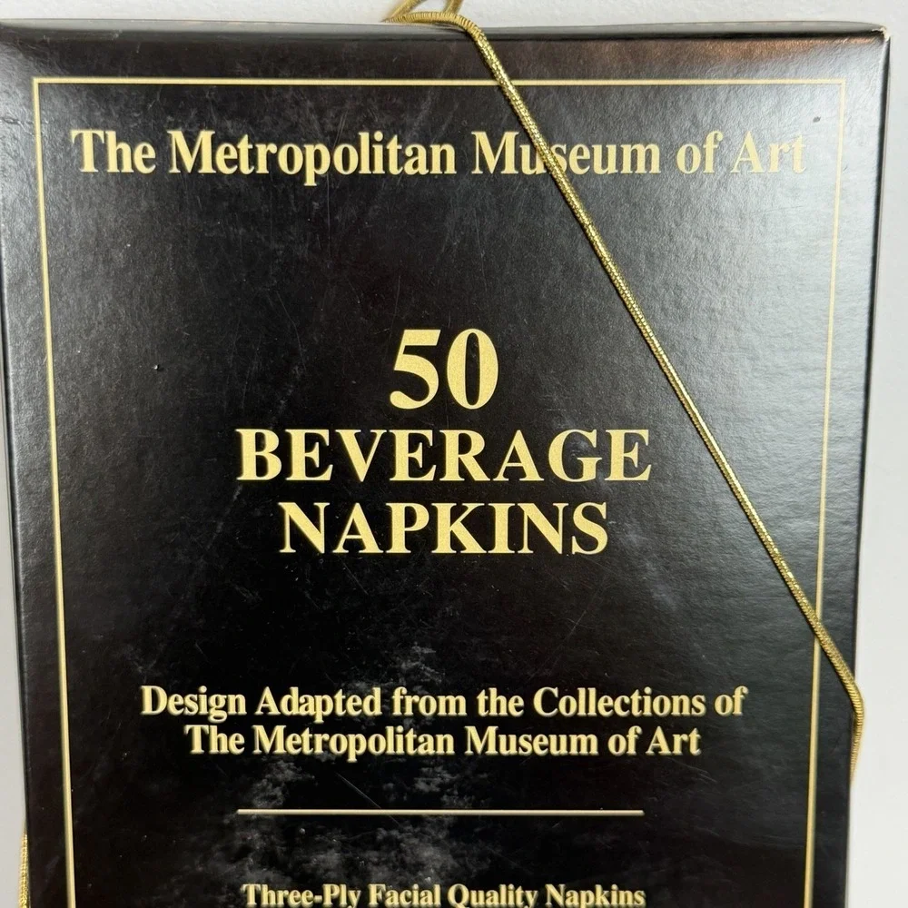 Metropolitan Museum of Art cat napkins